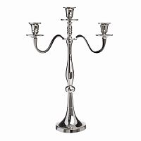 канделябр на 3 свечи серебряный, 42 см в Нижневартовске
