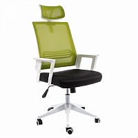 кресло компьютерное dreamer белое-черное-зеленое в Нижневартовске