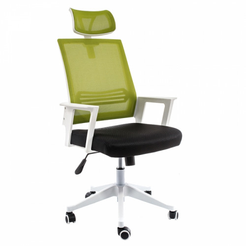 кресло компьютерное dreamer белое-черное-зеленое в Нижневартовске