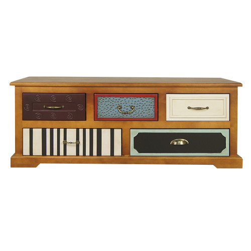 комод «gouache birch» горизонтальный разноцветный в Нижневартовске