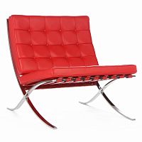 кресло barcelona 2 красное в Нижневартовске