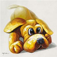 картина маслом щенок в Нижневартовске