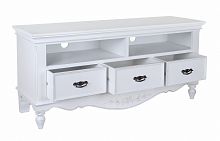 тумба под телевизор на 3 ящичка марсель молочно-белая в Нижневартовске