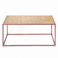 стол журнальный darmian into copper светлый дуб в Нижневартовске