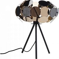 лампа настольная city nights черная в Нижневартовске