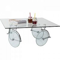 столик кофейный wheels бесцветный в Нижневартовске