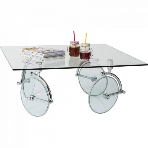 столик кофейный wheels бесцветный в Нижневартовске