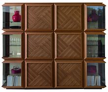 шкаф kvadro коричневый в Нижневартовске