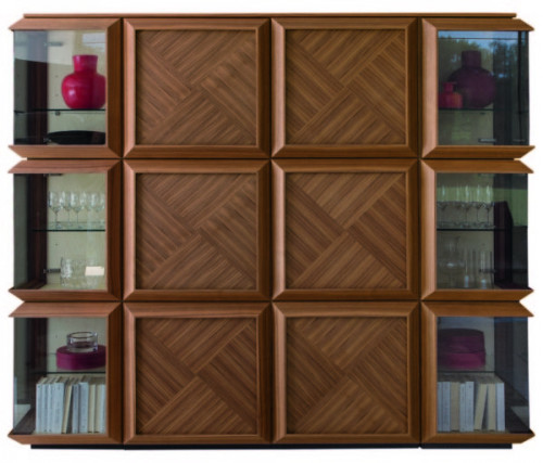 шкаф kvadro коричневый в Нижневартовске