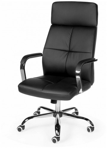 кресло руководителя алекс черная экокожа в Нижневартовске