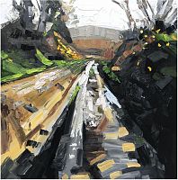 картина маслом горы в Нижневартовске