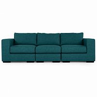 диван morti трехместный прямой бирюзовый в Нижневартовске