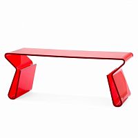 стол кофейный acrylic красный красный в Нижневартовске