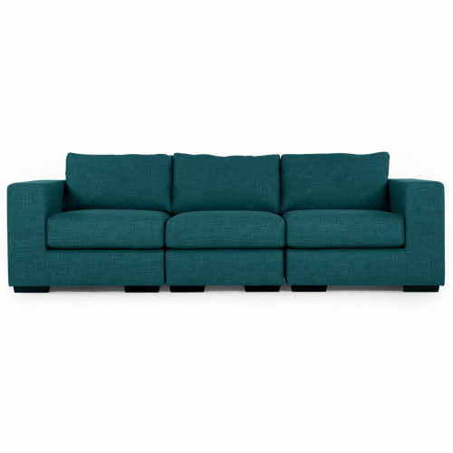 диван morti трехместный прямой бирюзовый в Нижневартовске