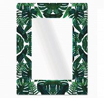 зеркало прямоугольное в широкой раме с принтом tropic в Нижневартовске