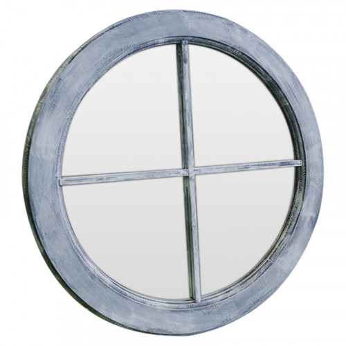 зеркало-окно круглое синее black provence в Нижневартовске