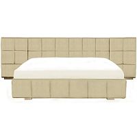 кровать двуспальная 180х200 светло-бежевая ohen grande в Нижневартовске