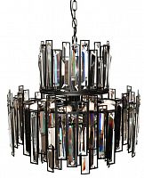 люстра дизайнерская adriatica3 60х60 черная, прозрачные кристаллы в Нижневартовске