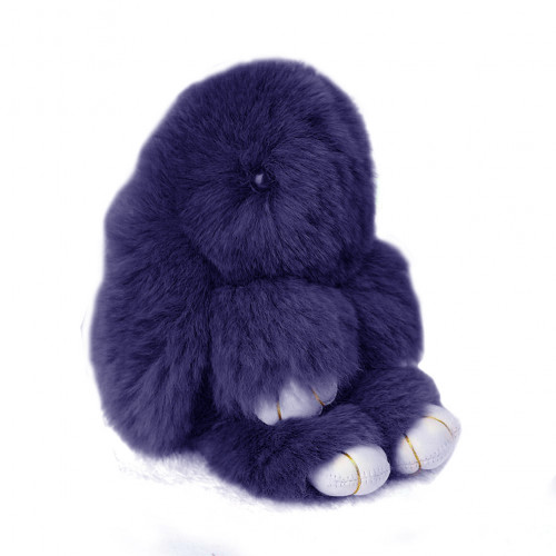 меховой зайка брелок серо-голубой в Нижневартовске