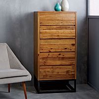 комод высокий тимбер без направляющих коричневый в Нижневартовске