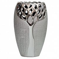 ваза керамическая серебрянная 14х9,5х24 в Нижневартовске