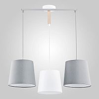подвесная люстра tk lighting 1279 balance серая в Нижневартовске