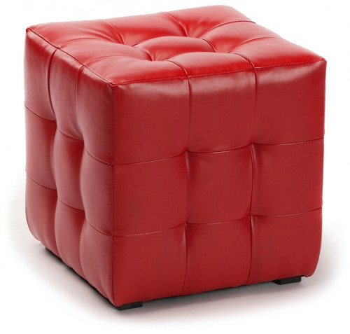 пуф шарм-дизайн люкс красный в Нижневартовске