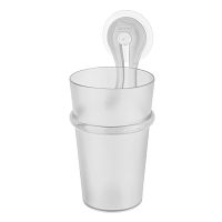 стакан для зубных щеток на присоске loop, прозрачный в Нижневартовске