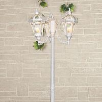 садово-парковый светильник elektrostandard capella f/3 белое золото 4690389082412 в Нижневартовске