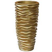кашпо золотое wavy 32*65 см в Нижневартовске
