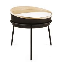 стол журнальный tren черный, светло коричневый в Нижневартовске