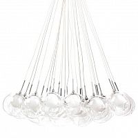 люстра chiaro fusion прозрачная, серебро в Нижневартовске