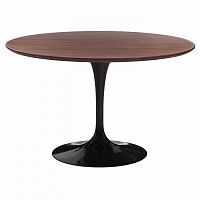 стол обеденный apriori t d100 подстолье: черный глянец, столешница: орех в Нижневартовске