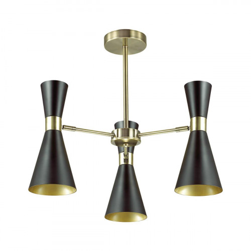 потолочная люстра lumion quinn 3662/3c черная в Нижневартовске