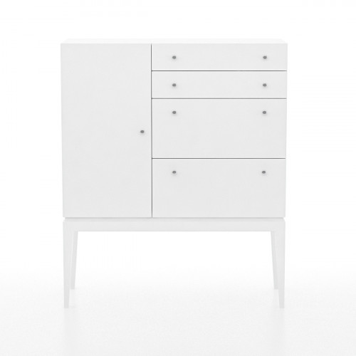 комод белый big static в Нижневартовске