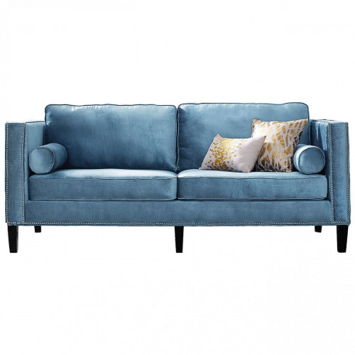 диван marlo прямой голубой в Нижневартовске