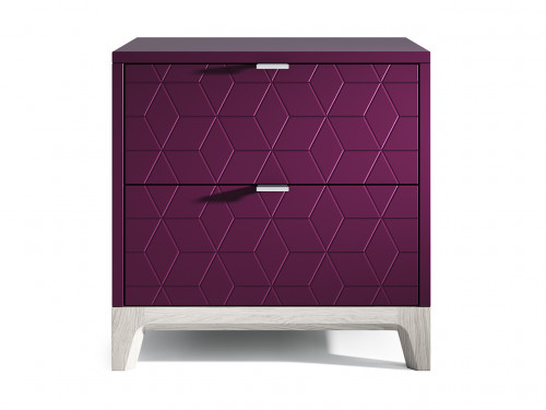 прикроватная тумба case фиолетовая в Нижневартовске