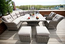 комплект мебели из ротанга уголок сорренто обеденная группа в Нижневартовске