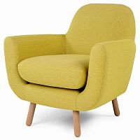 кресло jonah, желтое в Нижневартовске