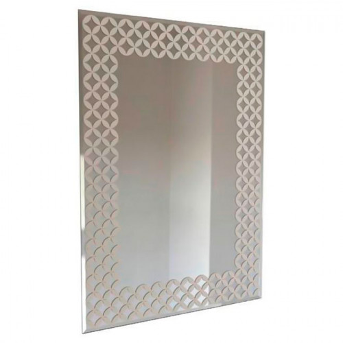 зеркало прямоугольное с белым принтом колди-1 в Нижневартовске