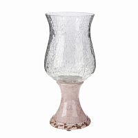 подсвечник стеклянный pinky, 36 см в Нижневартовске