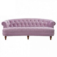 диван la rosa трехместный прямой розовый в Нижневартовске