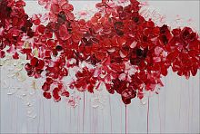 картина маслом красные цветы в Нижневартовске