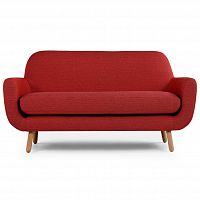 диван jonah двухместный прямой красный в Нижневартовске