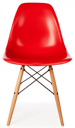 стул классический dsw красный (eames style) в Нижневартовске