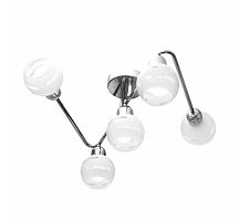 потолочная люстра idlamp agostina 361/5a-whitechrome в Нижневартовске