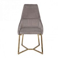 стул велюр серый на метал.основании 55*62*94см в Нижневартовске