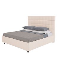 кровать shining modern 90х200 велюр светло-бежевый р в Нижневартовске