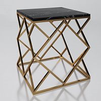 журнальный столик с черной мраморной столешницей монк в Нижневартовске