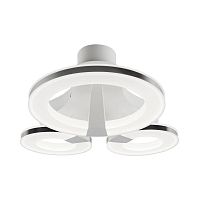 потолочный светодиодный светильник idlamp jenevra 397/3pf-ledwhitechrome в Нижневартовске